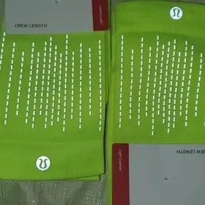 Lululemon Women's Reflective Power Stride Training Crew Sock Set